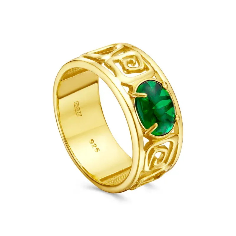 Серебряное кольцо с фианитом, 4,02 г