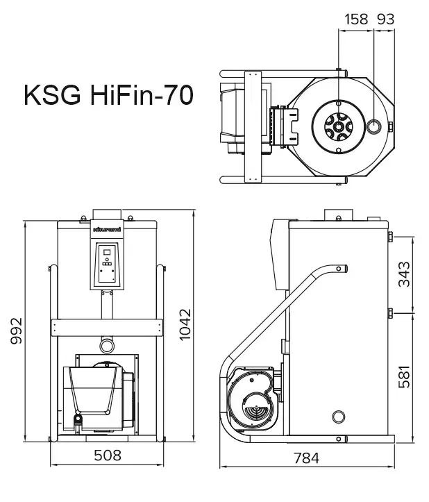 Kiturami KSG HiFin 70R газ қазандығы