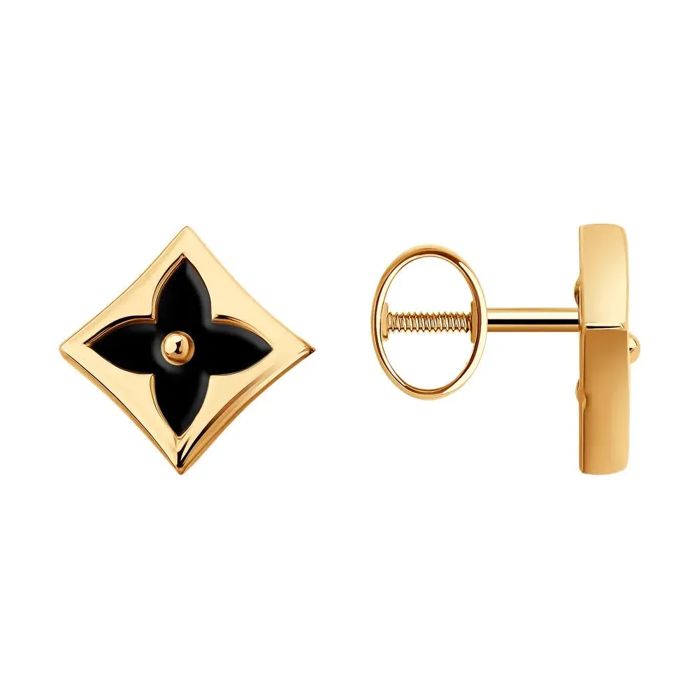 Серебряные серьги с фианитом, 2,78 г