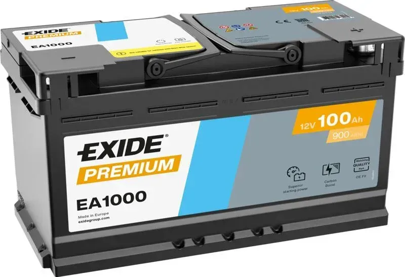 Аккумулятор Exide PREMIUM EA1000 100 А·сағ 900 А