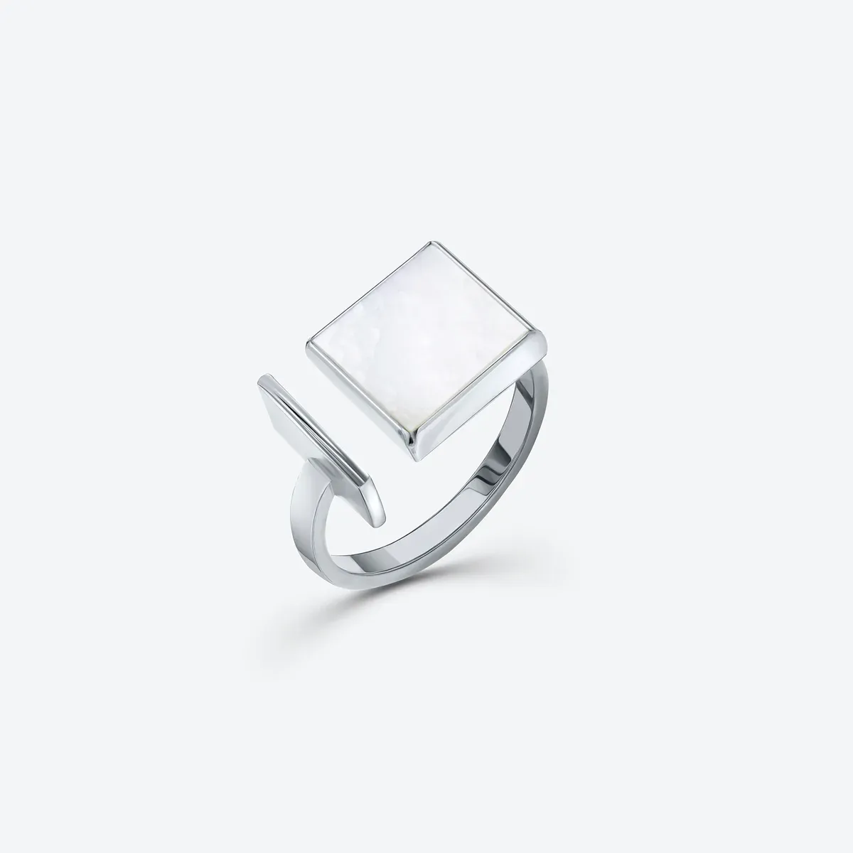 Седеп қондырылған күміс сақина, 3,37 г