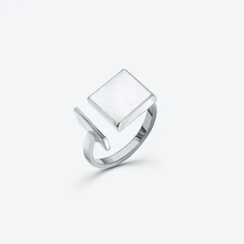 Седеп қондырылған күміс сақина, 3,37 г
