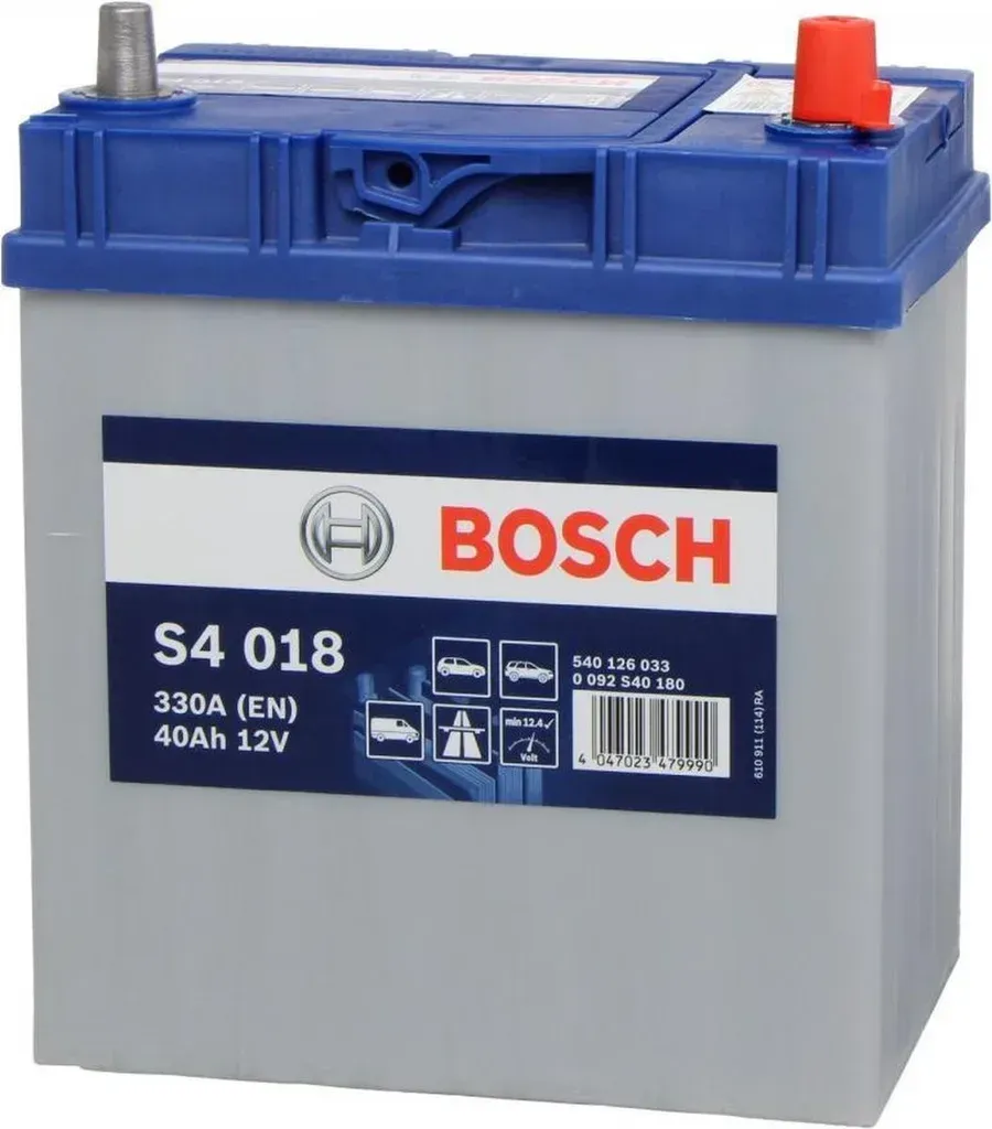 Аккумулятор Bosch S4 018 40 А·сағ 330 А