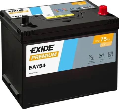 Аккумулятор Exide PREMIUM EA754 75 Ач 630 А