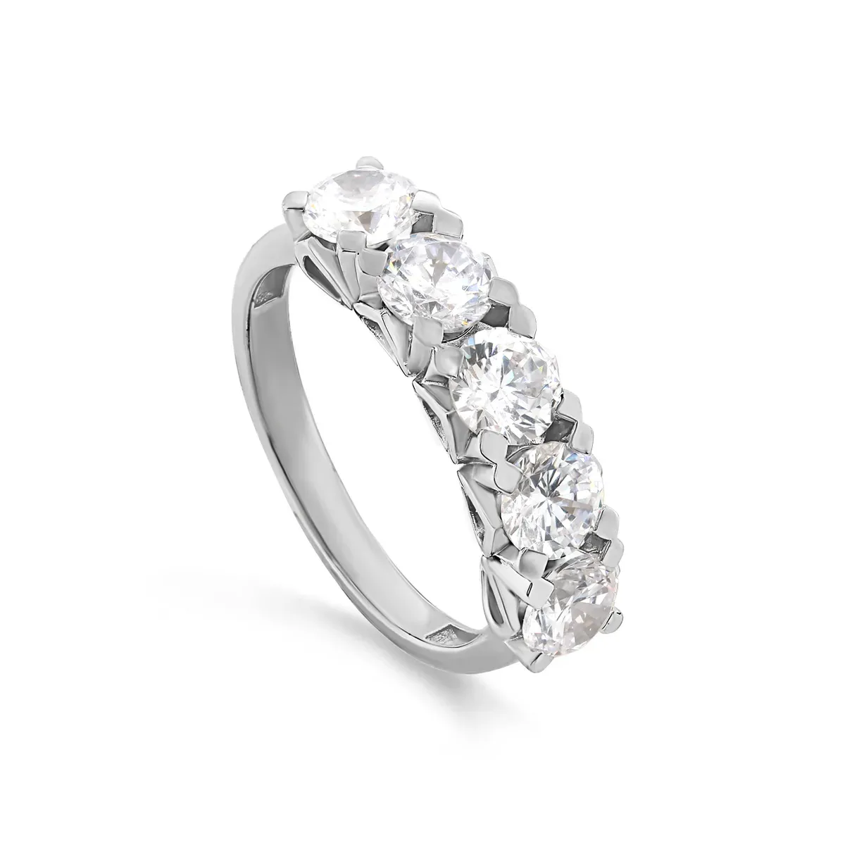 Серебряное кольцо с фианитом, 3,6 г