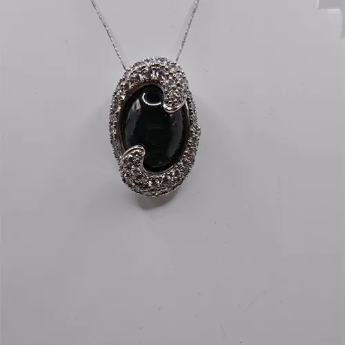 Серебряная подвеска с фианитом, 9,42 г