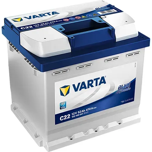 Аккумулятор VARTA SLI B34 52 Ач 470 А