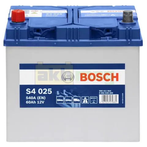 Аккумулятор Bosch S4 025 60 Ач 540 А