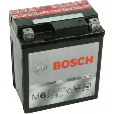 Аккумулятор Bosch M6 006 AGM YTX7L-BS 6 Ач 100 А