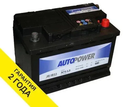 Аккумулятор Autopower A74-L3 74 Ач 680 А