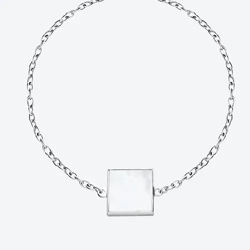 Серебряное колье с перламутром, 4,57 г