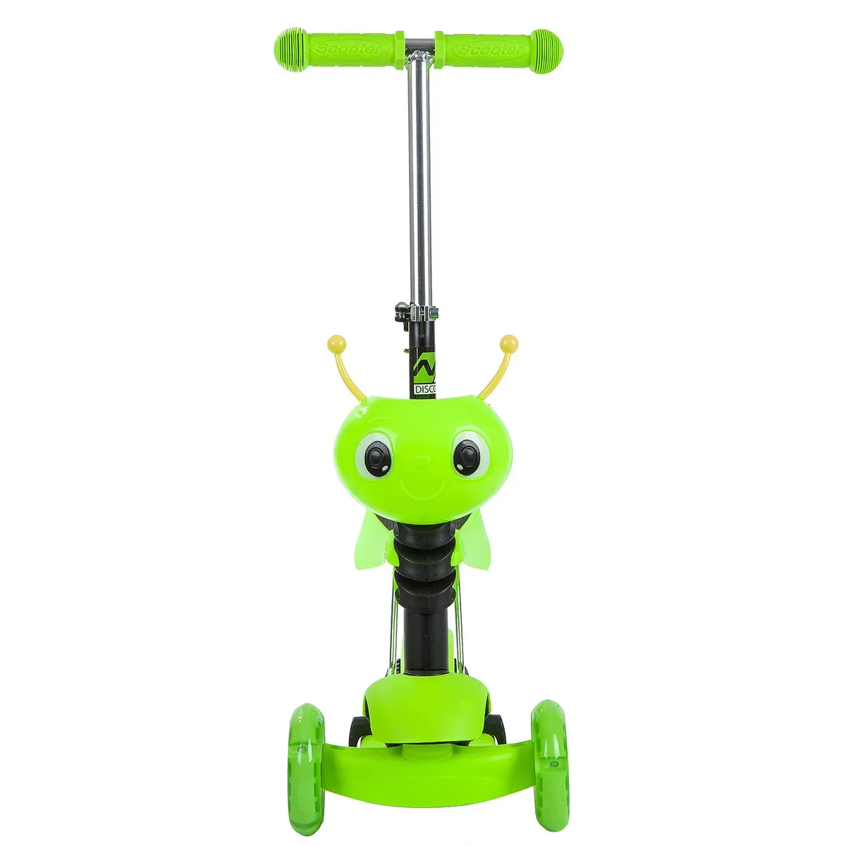 Детский самокат Novatrack Disco-kids Saddle, трансформер с сиденьем
