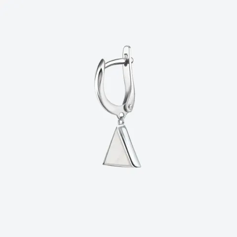 Седеп қондырылған күміс сырға, 1,41 г, коды 189389