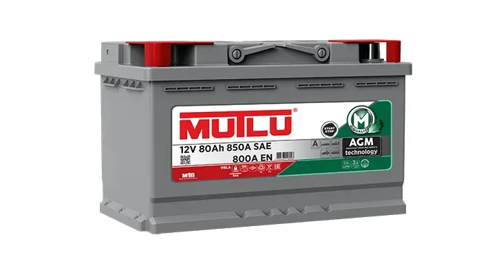 Аккумулятор Mutlu AGM 80 Ач 800 А