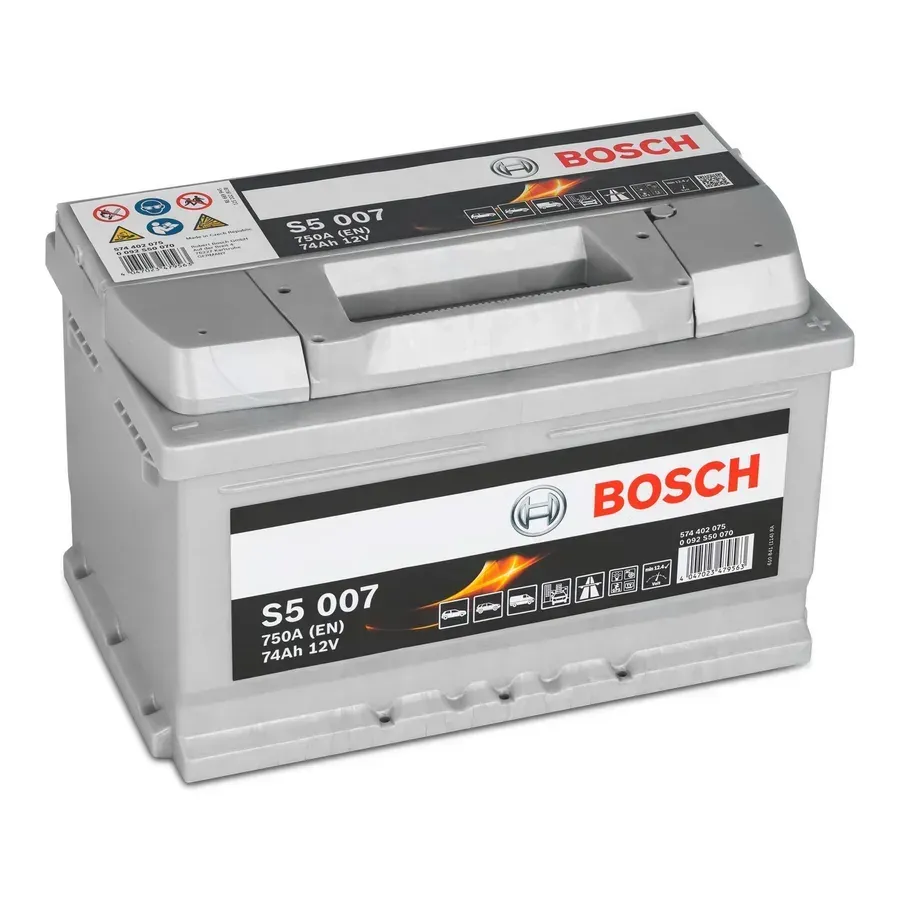 Аккумулятор Bosch S5 007 74 А·сағ 750 А