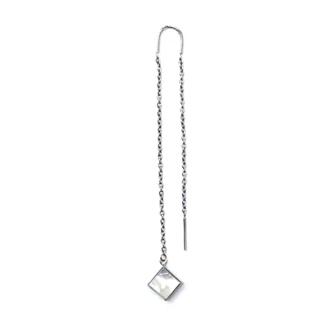 Седеп қондырылған күміс сырға, 1,41 г, коды 189356