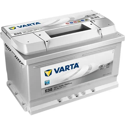 Аккумулятор VARTA Silver Dynamic E38 74 Ач 750 А