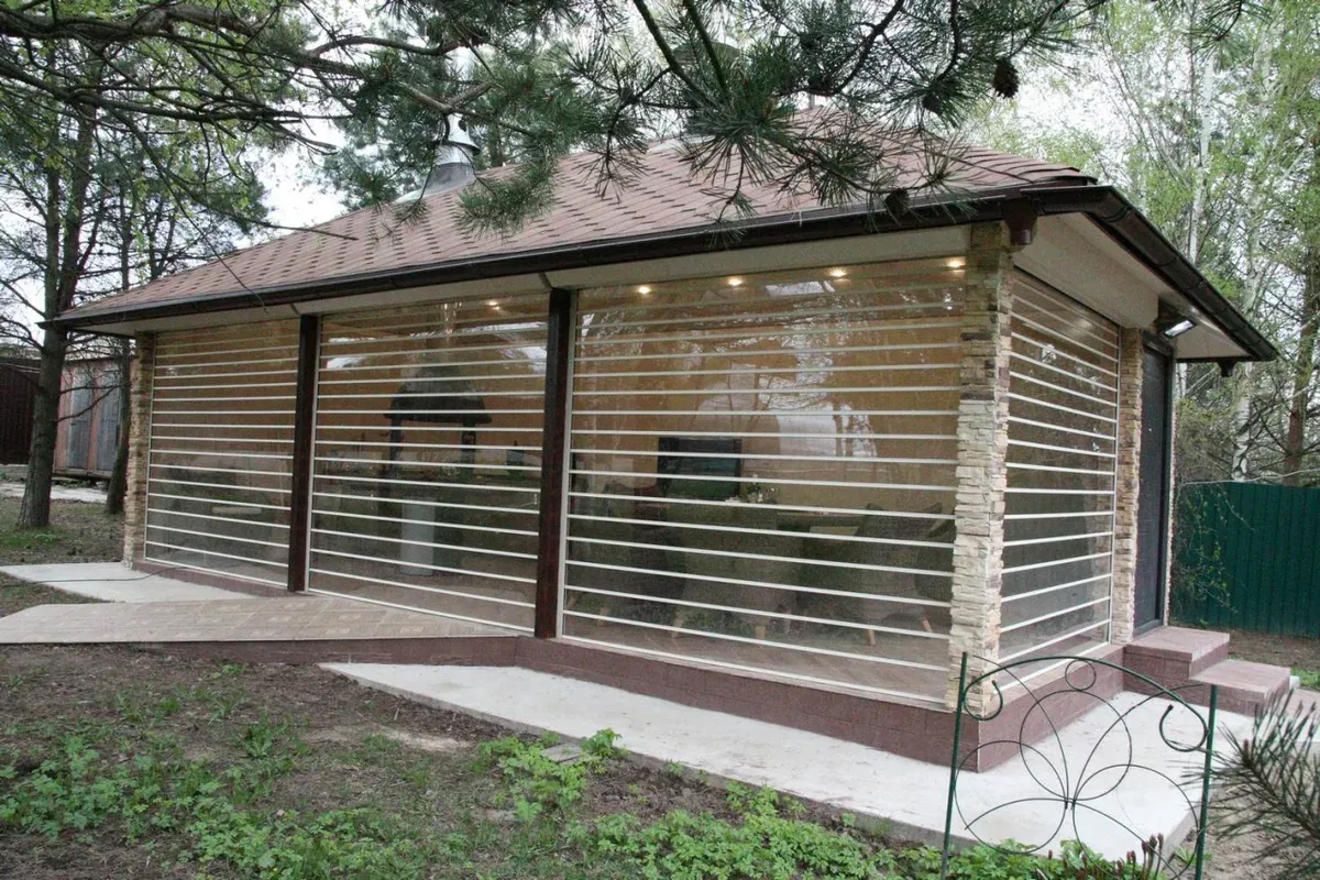 Рольставни для беседки и летней кухни