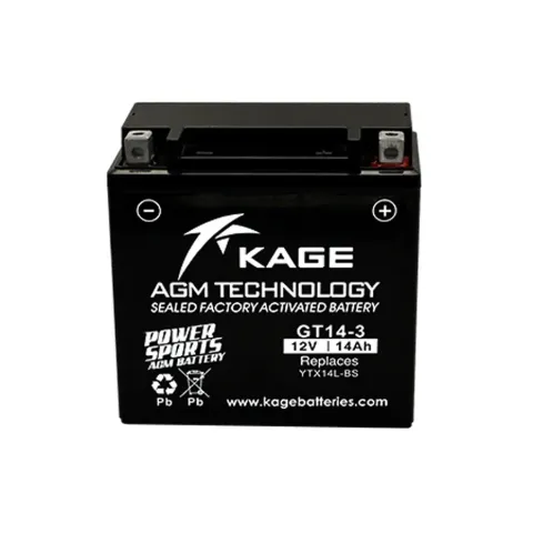 Аккумулятор Kage AGM YTX14-BS 12 Ач 200 А