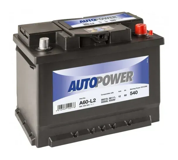 Аккумулятор Autopower A60-L2 60 Ач 540 А