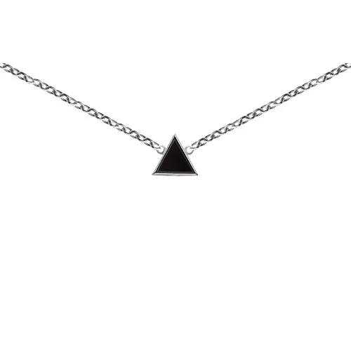 Серебряное колье с ониксом, 3,91 г