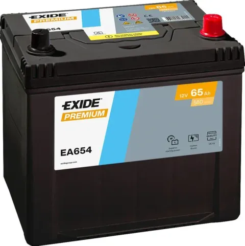 Аккумулятор Exide PREMIUM EA654 65 Ач 580 А