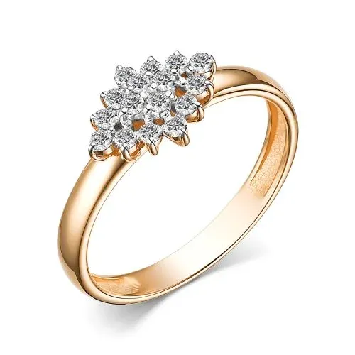 Золотые серьги с фианитом, 1,52 г