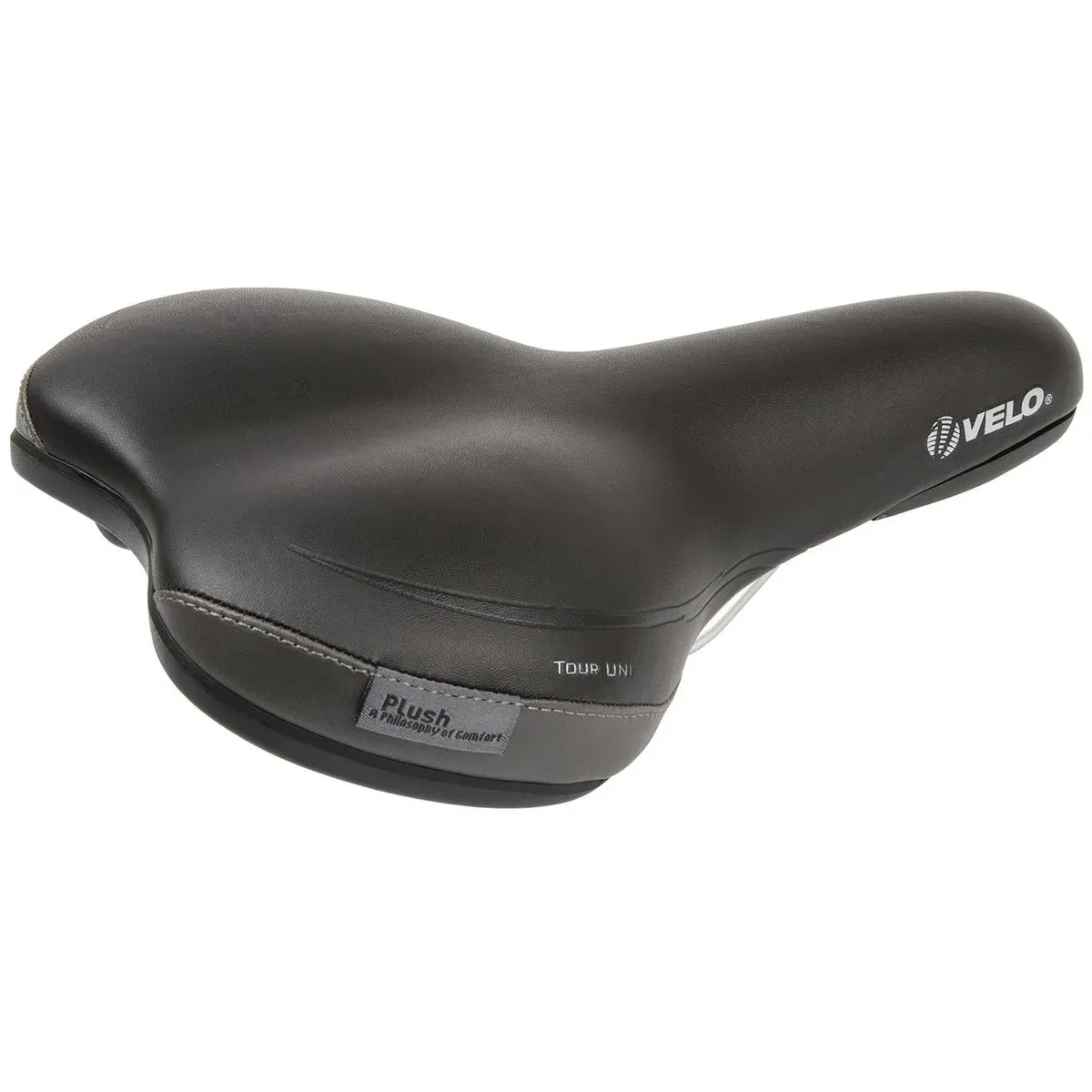 Велосипедное седло Velo Plush Tour Uni, без замка