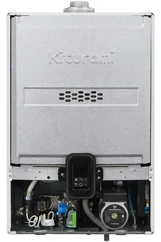 Газовый котёл Kiturami World Alpha WA24 + стабилизатор Ресанта