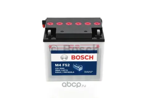 Аккумулятор Bosch M4 F52 Y60-N24L-A 25 Ач 220 А