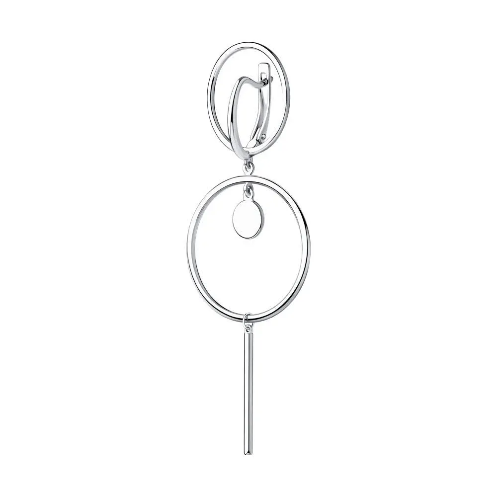 Серебряная серьга, 3,06 г