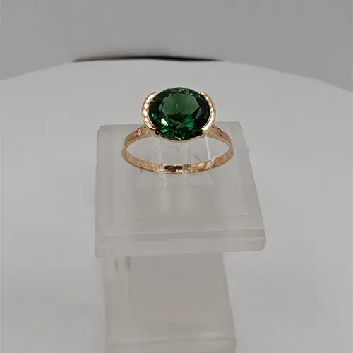 Золотое кольцо с турмалином, 2,95 г