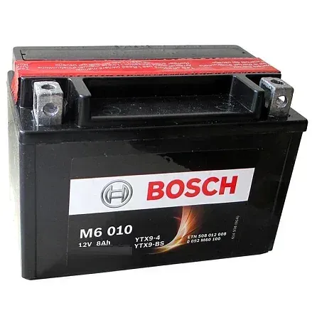 Аккумулятор Bosch M6 010 AGM YTX9-BS 8 Ач 135 А