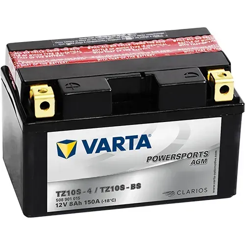 Аккумулятор VARTA Powersports AGM YTZ10S-BS 8 А·сағ 150 А