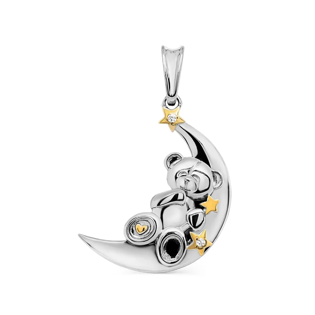 Серебряная подвеска с фианитом, 2,83 г