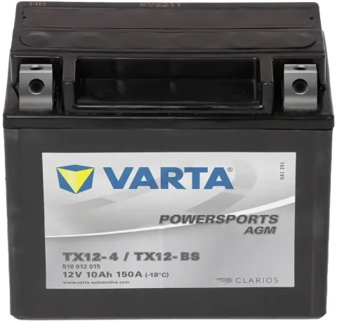 Аккумулятор VARTA Powersports AGM YTX12-BS 10 Ач 150 А