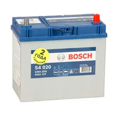 Аккумулятор Bosch S4 020 45 Ач 330 А
