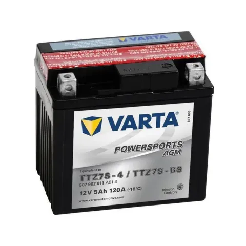Аккумулятор VARTA Powersports AGM YTZ7S-BS 5 Ач 120 А