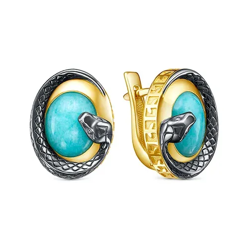 Серебряные серьги, 6,84 г