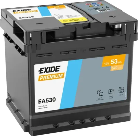 Аккумулятор Exide PREMIUM EA530 53 Ач 540 А