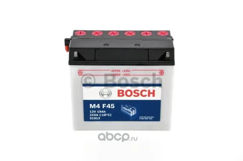 Аккумулятор Bosch M4 F45 51913 19 Ач 170 А