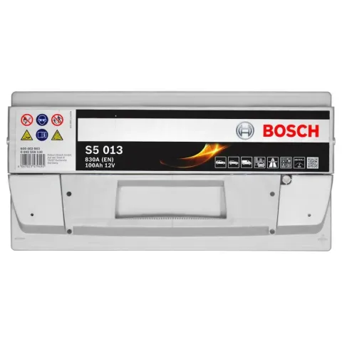 Аккумулятор Bosch S5 013 100 Ач 830 А