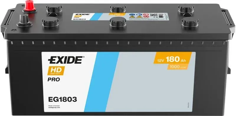 Аккумулятор Exide HEAVY Professional EG1803 180 А·сағ 1000 А